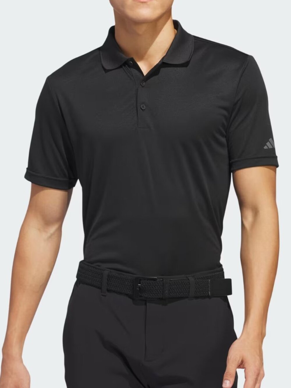 Adidas Core Performance Polo Shirt Black Golf Athletic size 2XL Athleisure